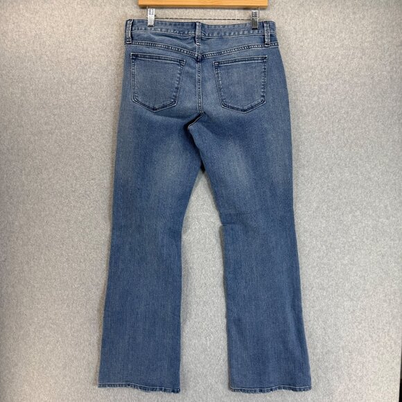 GAP Long And Lean Denim Jeans Medium Wash Indigo Bootcut Womens Size 29 R NWT - Picture 7 of 14